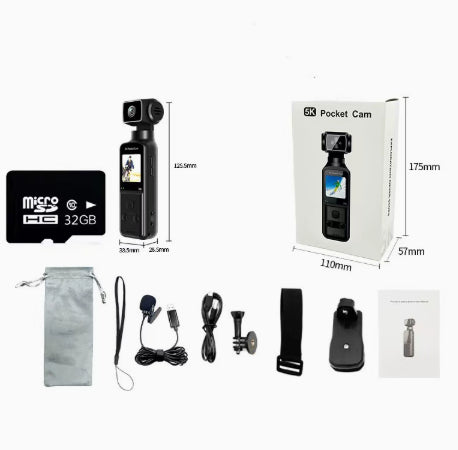 4K action camera pocket camcorder, image 4