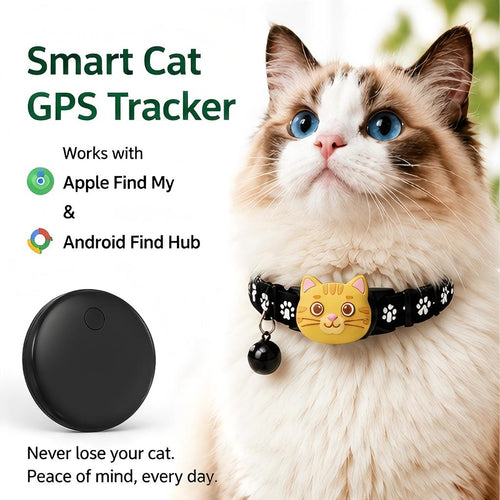 Cat GPS tracker collar tag, image 1