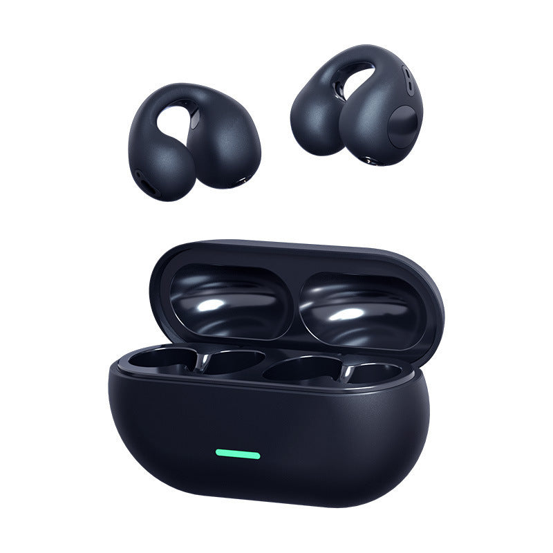 Clip-on open ear Bluetooth earbuds, image 1