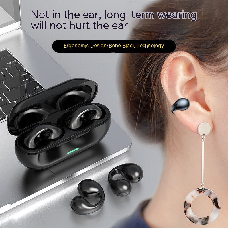 Clip-on open ear Bluetooth earbuds, image 4