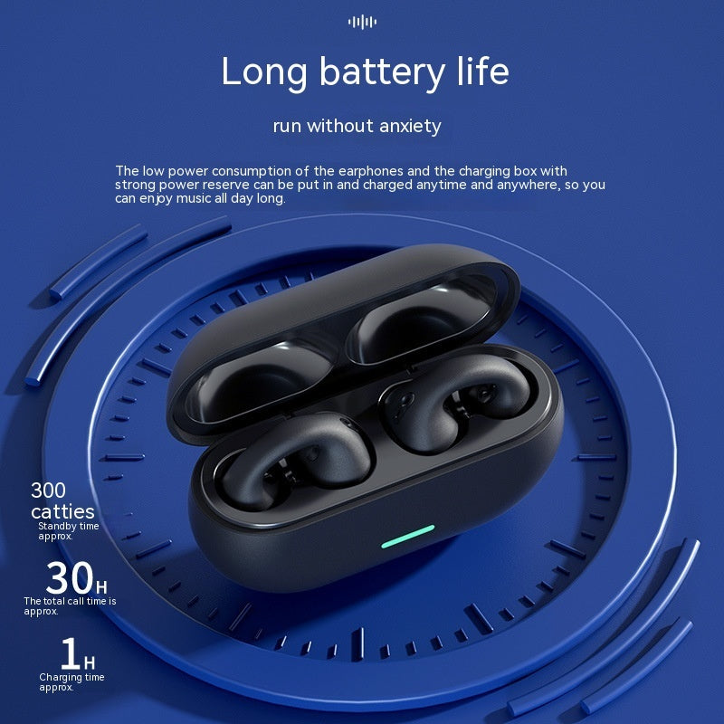 Clip-on open ear Bluetooth earbuds, image 9