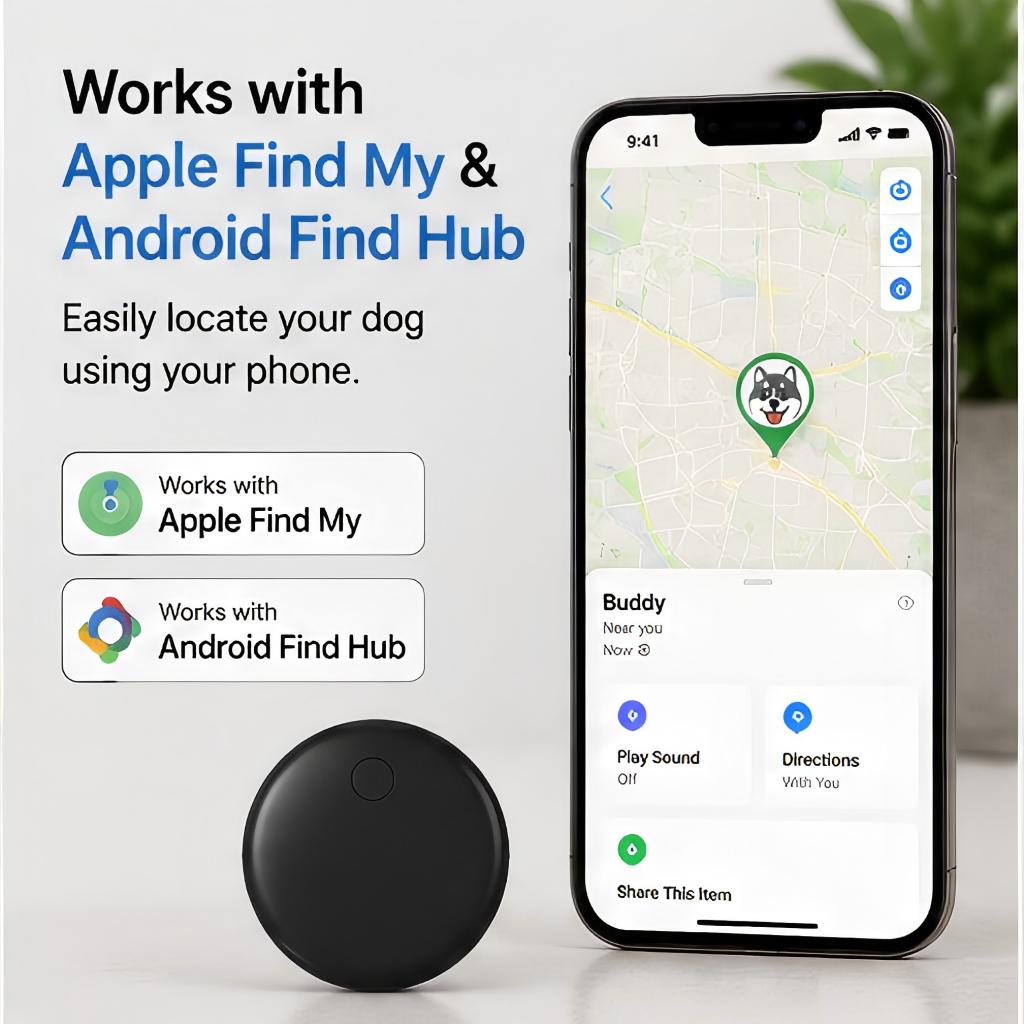Dog GPS tracker collar tag, image 2
