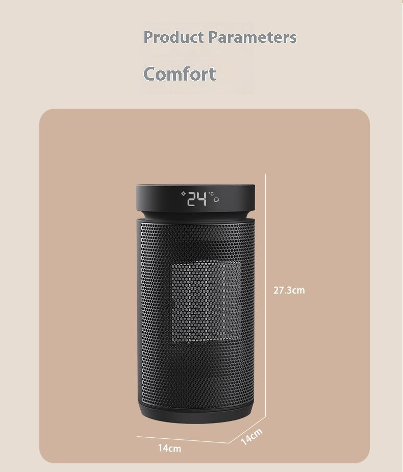 Electric ceramic space heater with remote, image 3