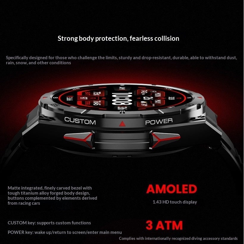 Fitness tracker watch with compass, image 3