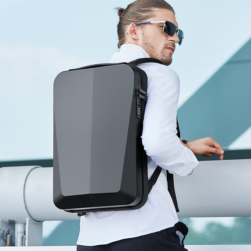 Hard shell waterproof laptop backpack, image 2