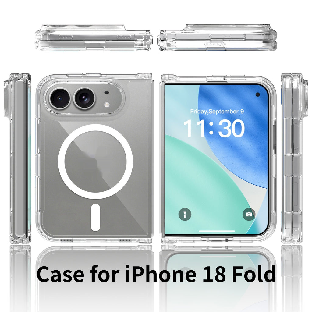 Clear magnetic case for iPhone Fold, image 6