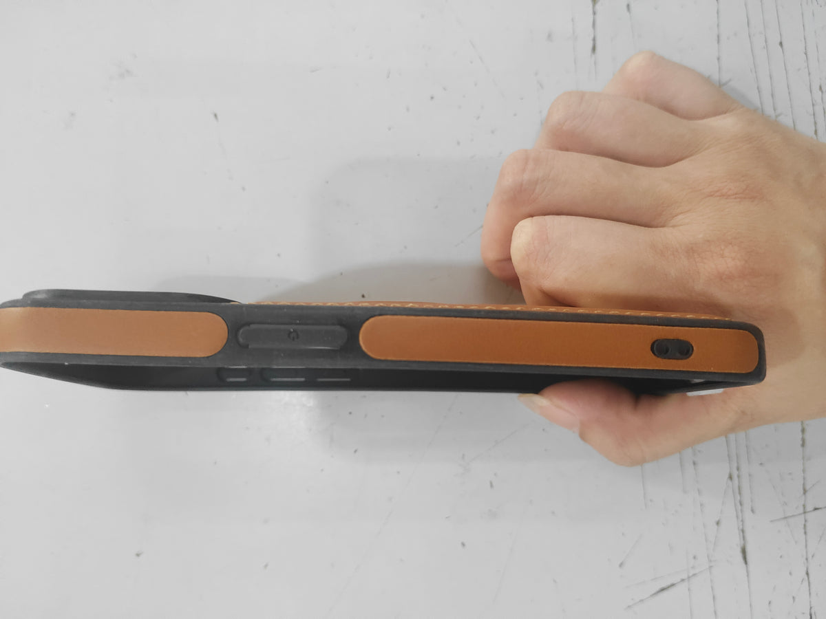 Magnetic leather case for iPhone with kickstand, image 5
