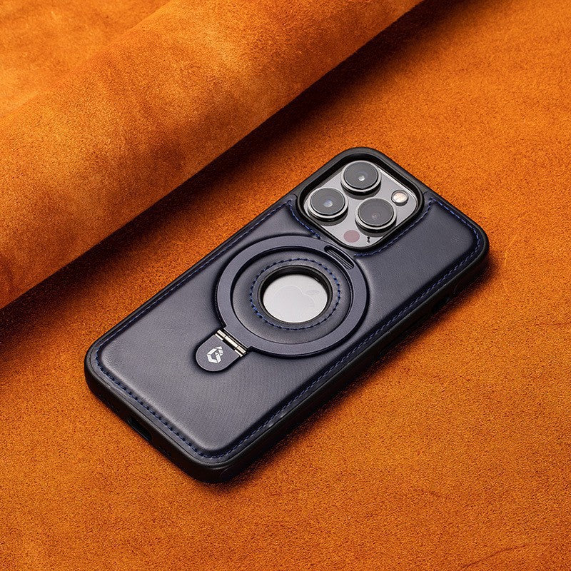 Magnetic leather case for iPhone with kickstand, image 8