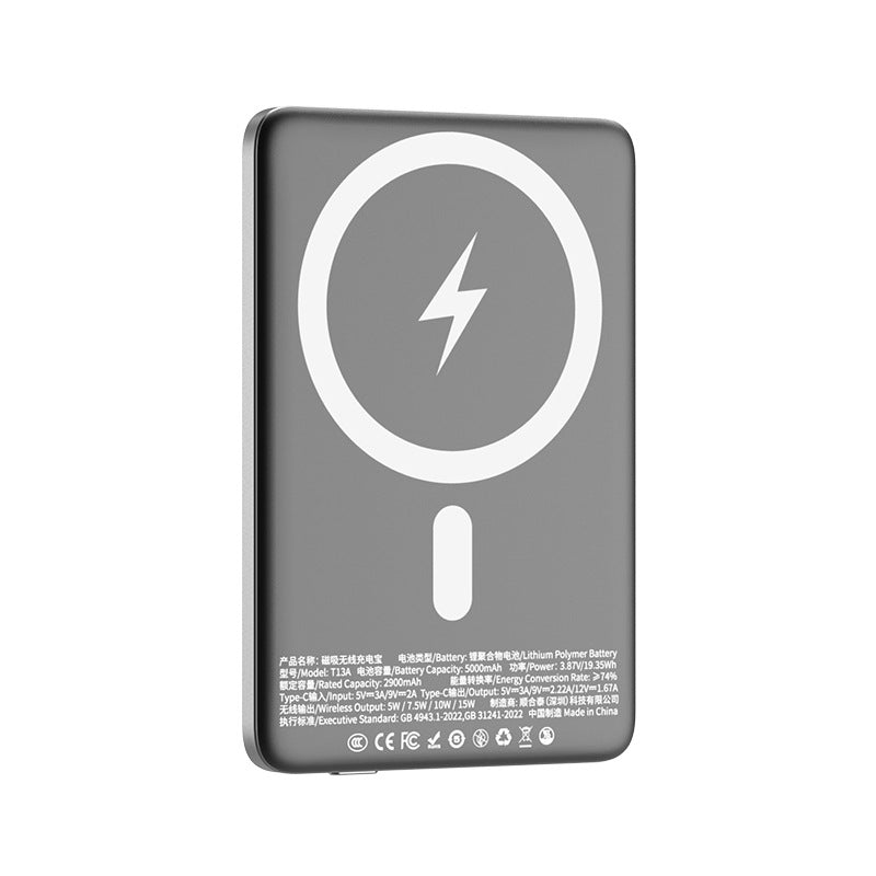 Magnetic wireless power bank 10000mAh, image 1
