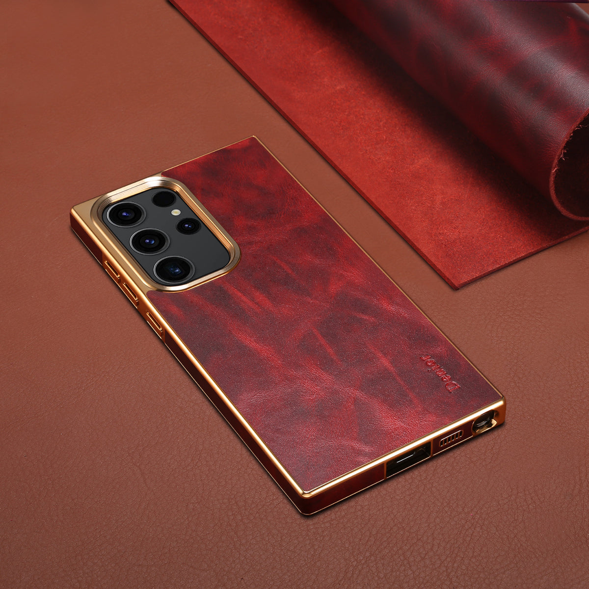 Oil wax leather case for Samsung Galaxy, image 2