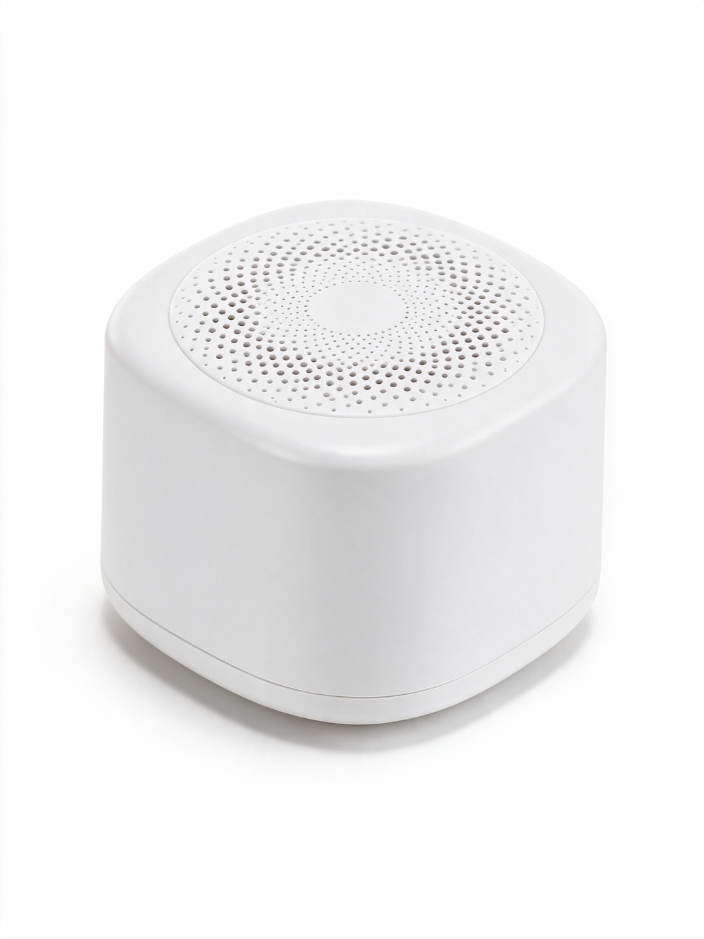 Portable White Noise Machine in White — product shot on white
