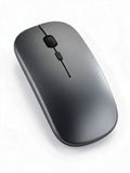 Silent Wireless Mouse in Metal Grey — product shot on white