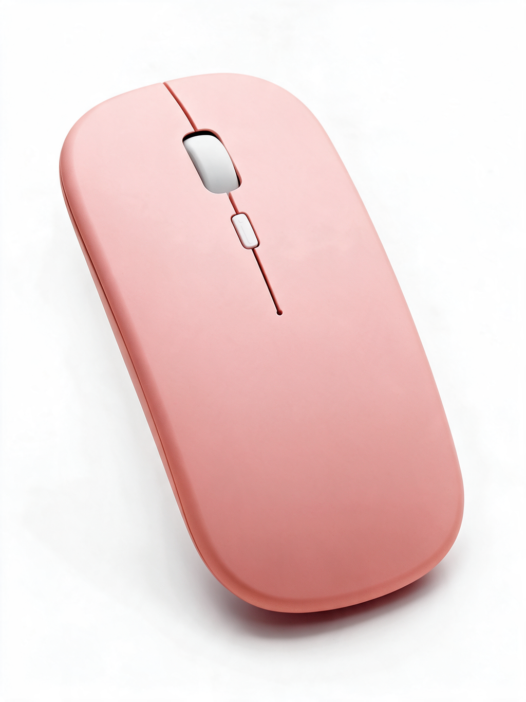 Silent Wireless Mouse in Pink — product shot on white