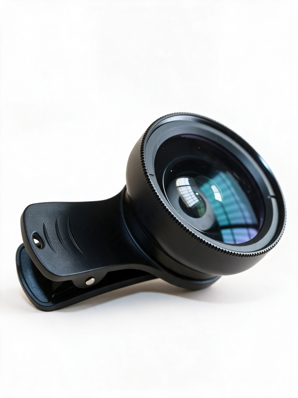 Clip-On Phone Camera Lens Kit in Black — product shot on white