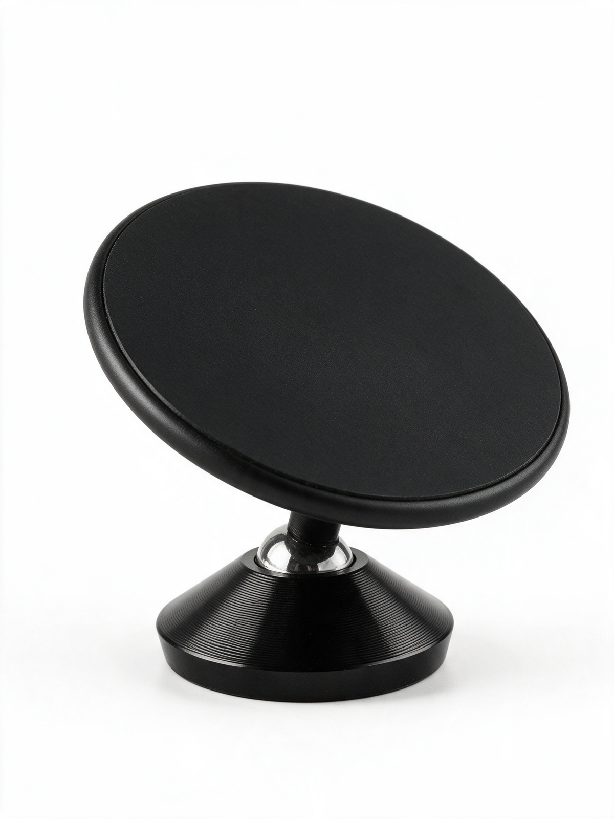 Magnetic Gym Phone Mount in Black — product shot on white