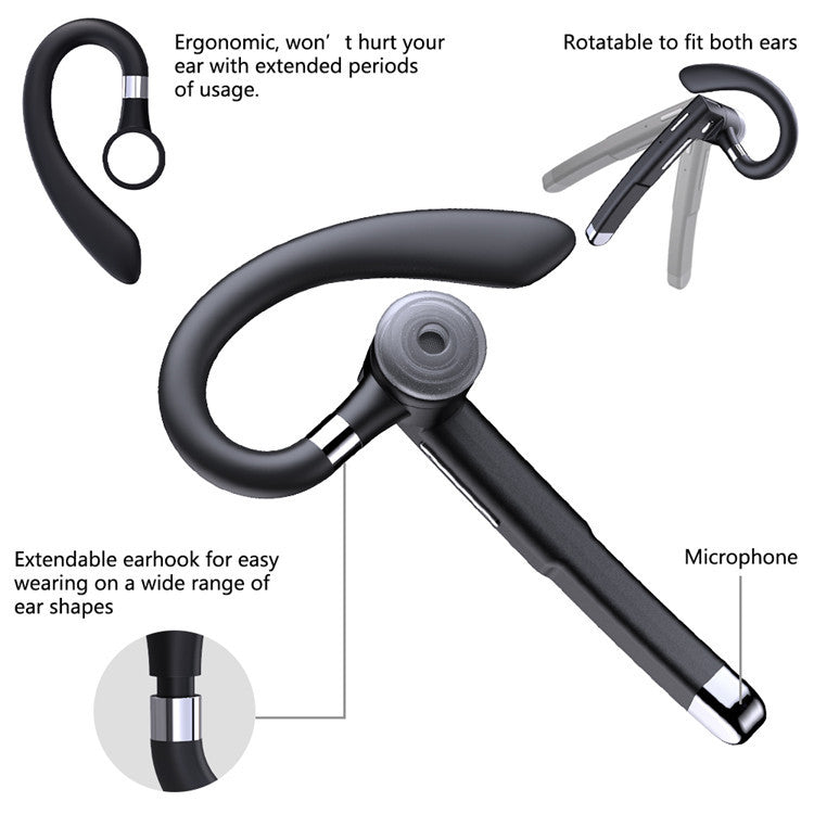 Single ear Bluetooth headset for driving, image 2