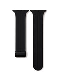 Magnetic Silicone Strap in Black — product shot on white
