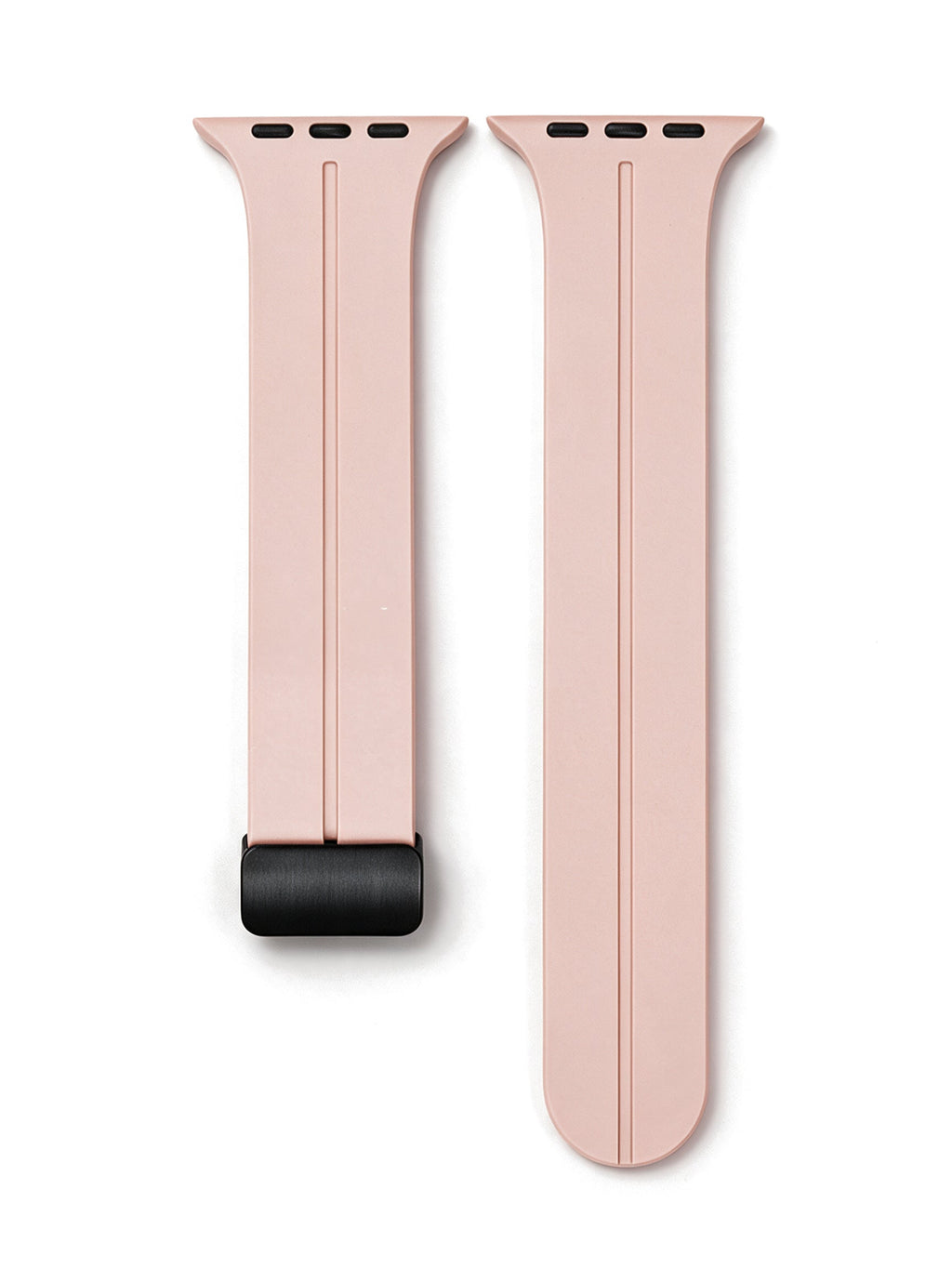 Magnetic Silicone Strap in Pink — product shot on white