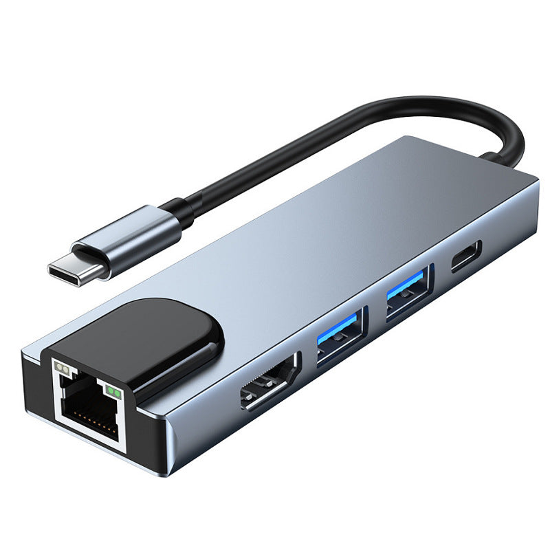 USB C hub 5-in-1 docking station, image 1