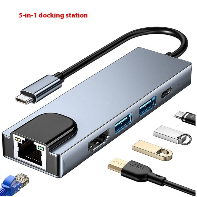 USB C hub 5-in-1 docking station, image 4