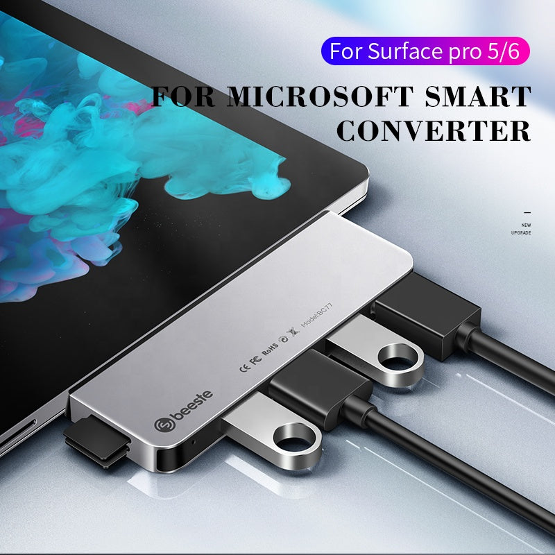 USB C hub 7-in-1 docking station, image 3