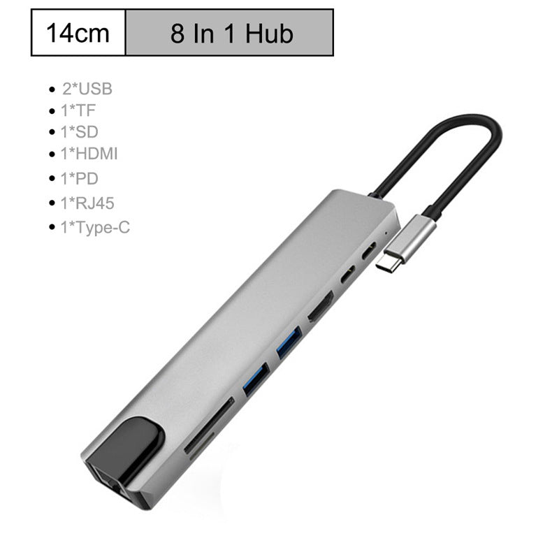 USB C hub 8-in-1 with 4K HDMI and Ethernet, image 6