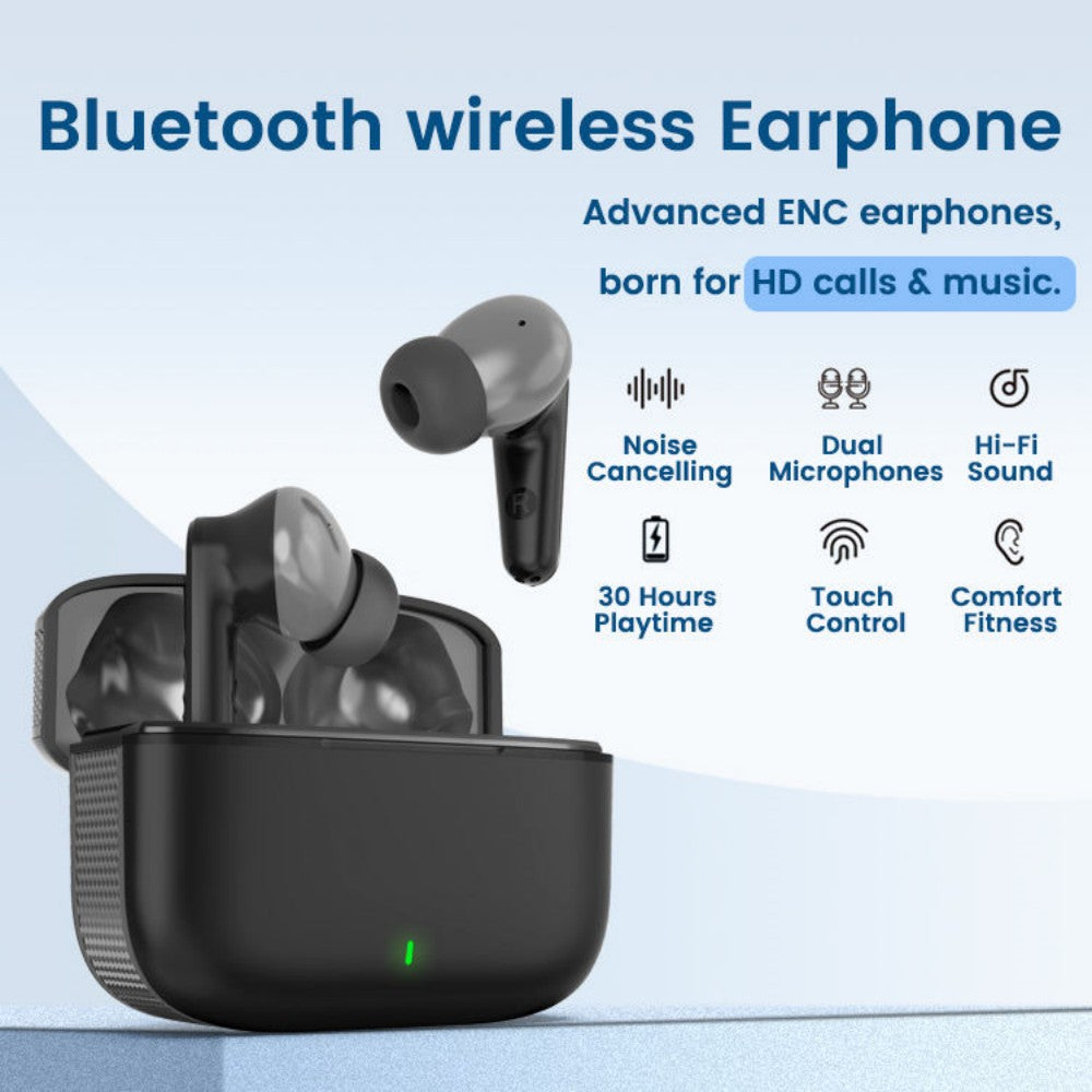 Wireless earbuds with charging case, image 2