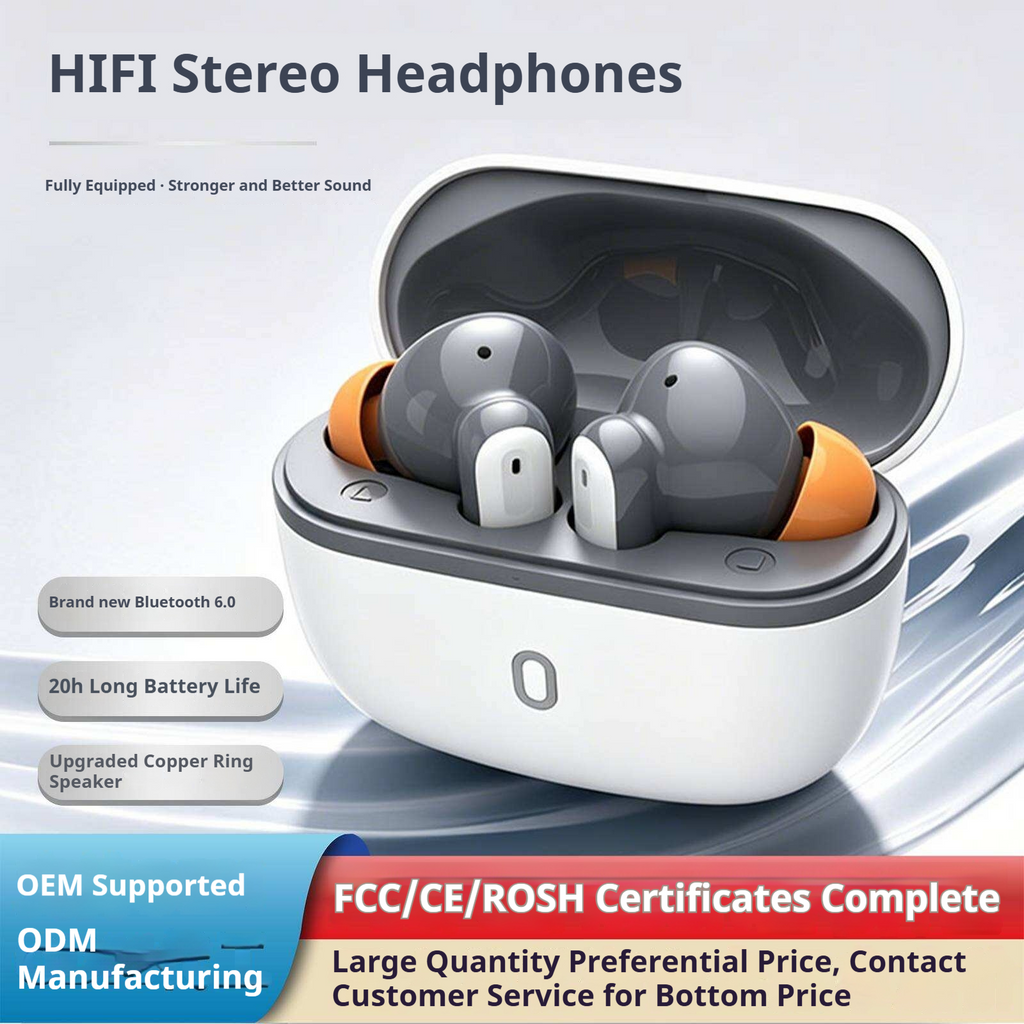 Wireless earbuds with charging case, image 3